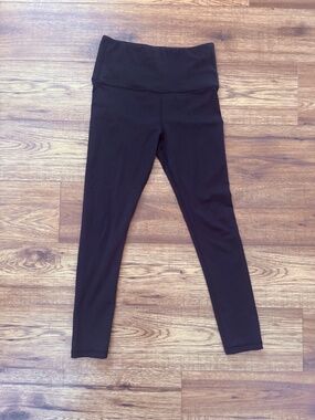 Arro Mix Up Black Women's Leggings Size Small with Silicon Heart Waist Band